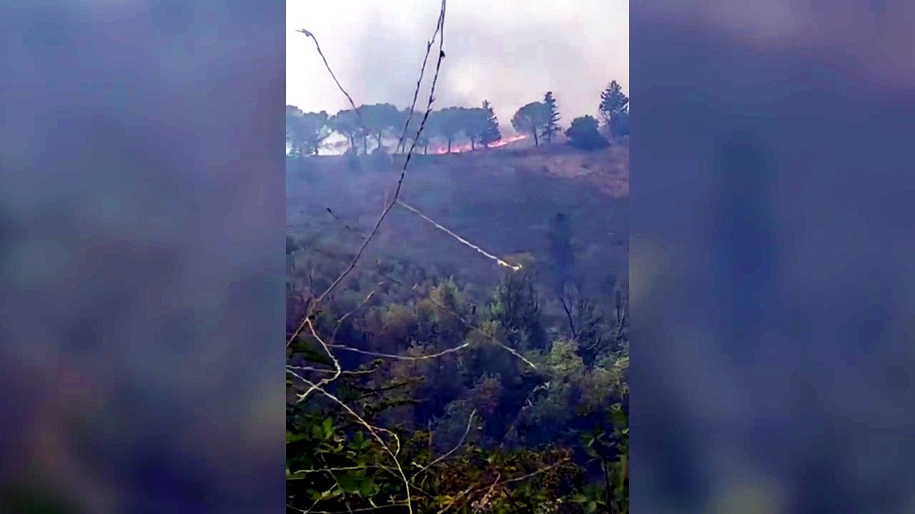 Maxi incendio a Certaldo