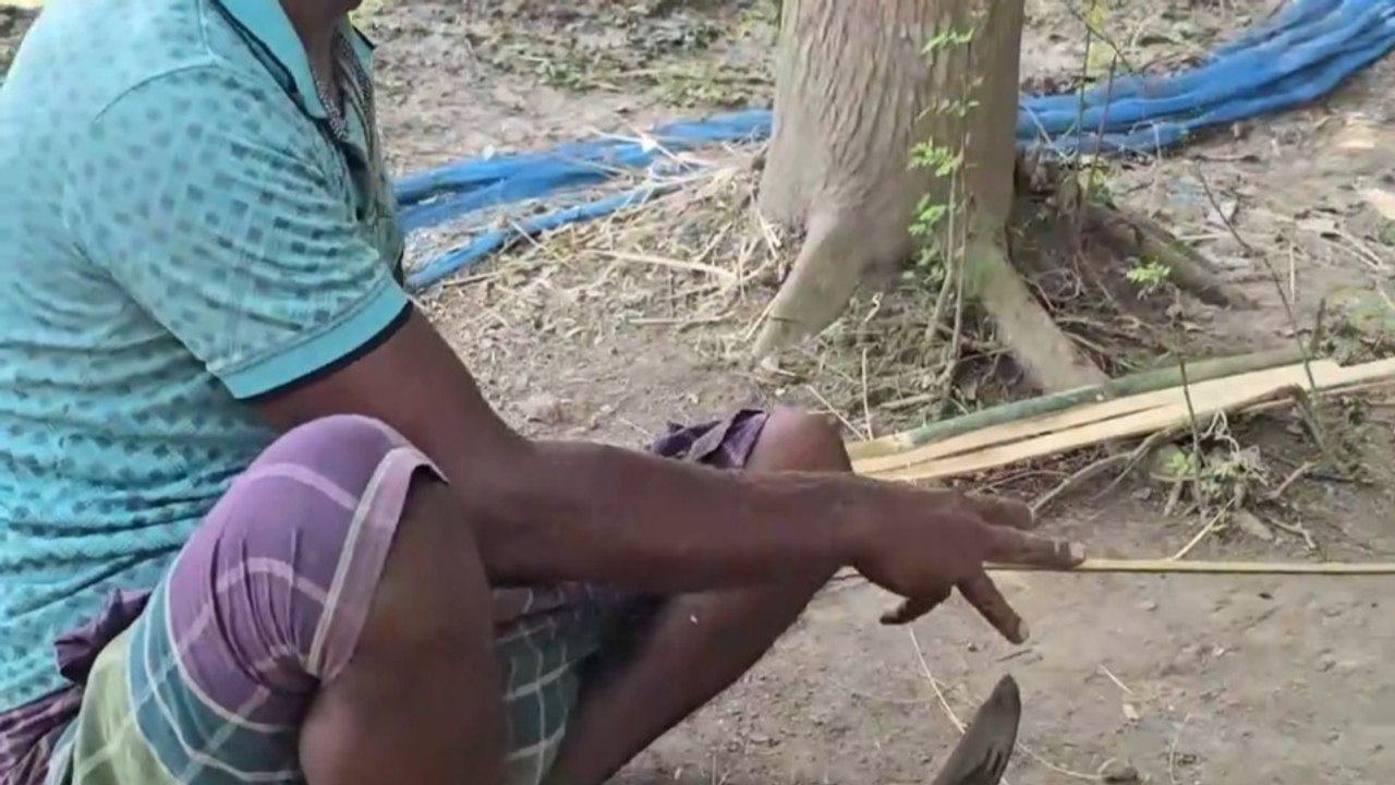 Art of Bamboo Fruit Basket Making Process