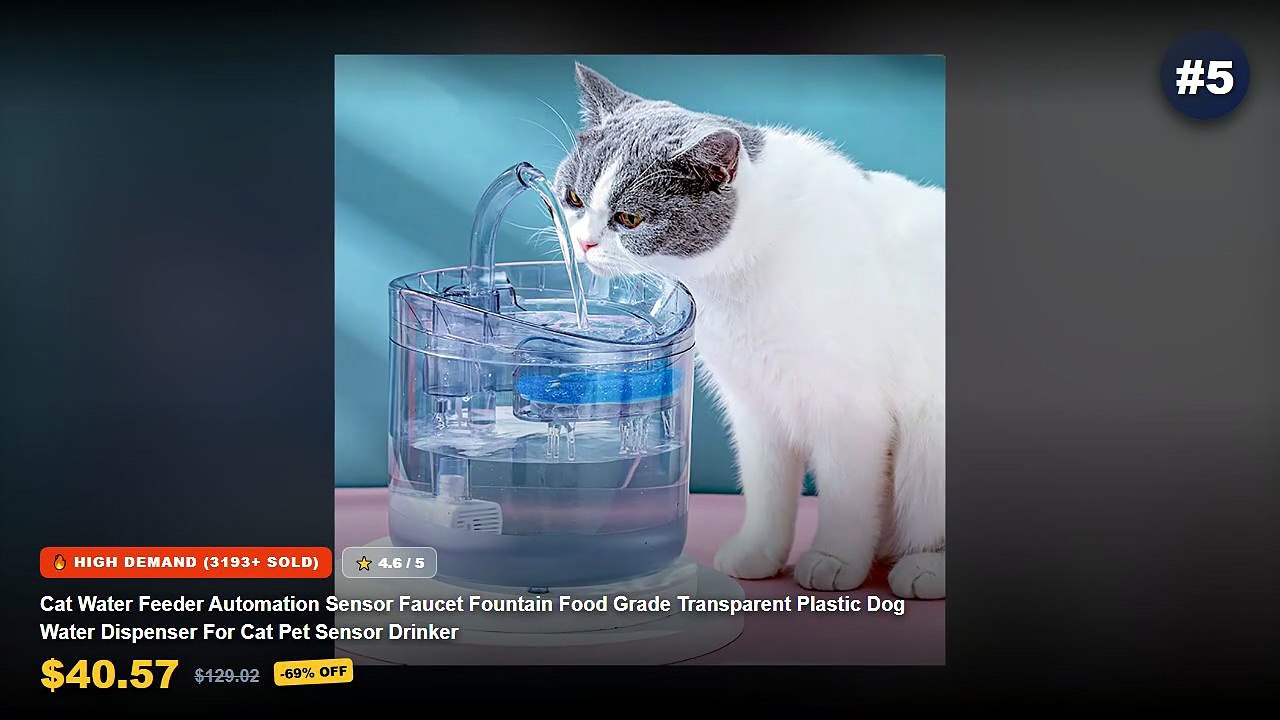 Ultimate Guide to the Best Electric Pet Feeder - Cat Water Feeder Automation Sensor Faucet Fountain Food Grade Transpare...
