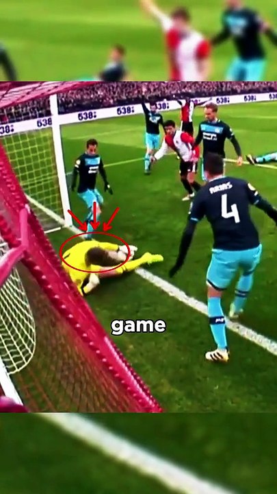 Goal Line Technology Gives a Goal After Keeper Mistake
