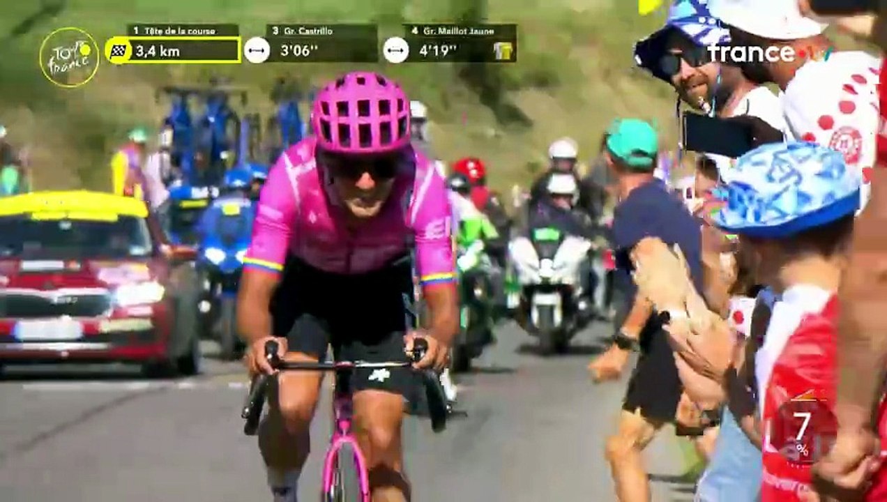 Etape 18 - Sans Tadej Pogačar, Richard Carapaz s'impose en patron
