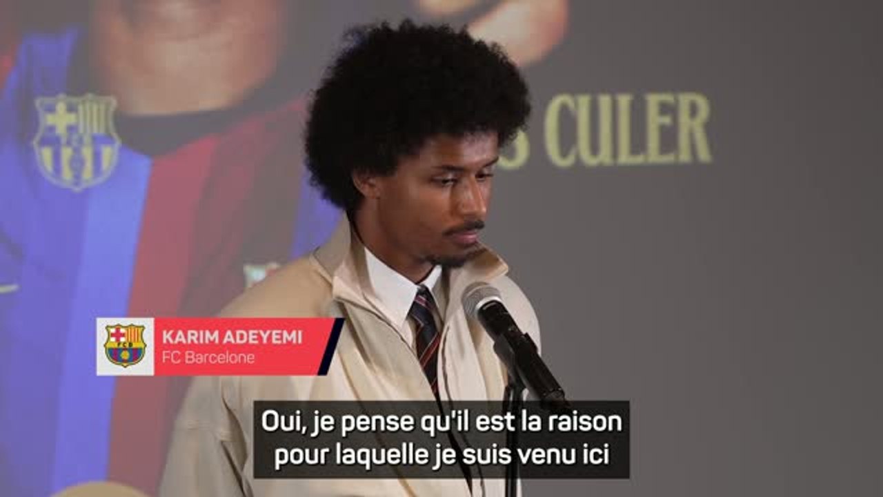 Barcelone - Adeyemi : "Flick est la raison pour laquelle je suis venu ici"