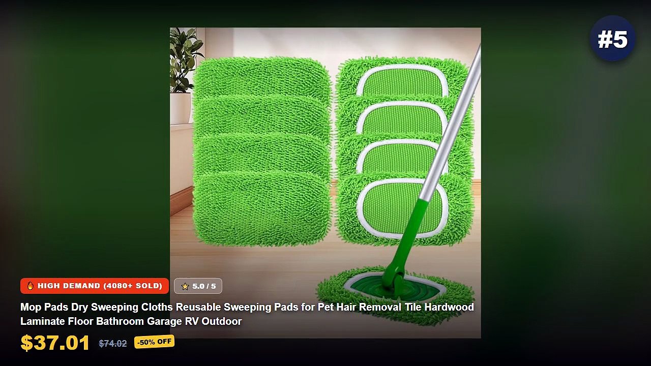 Ultimate Guide to the Best Pet Hair Remover For Outdoor - Mop Pads Dry Sweeping Cloths Reusable Sweeping Pads for Pet Ha...