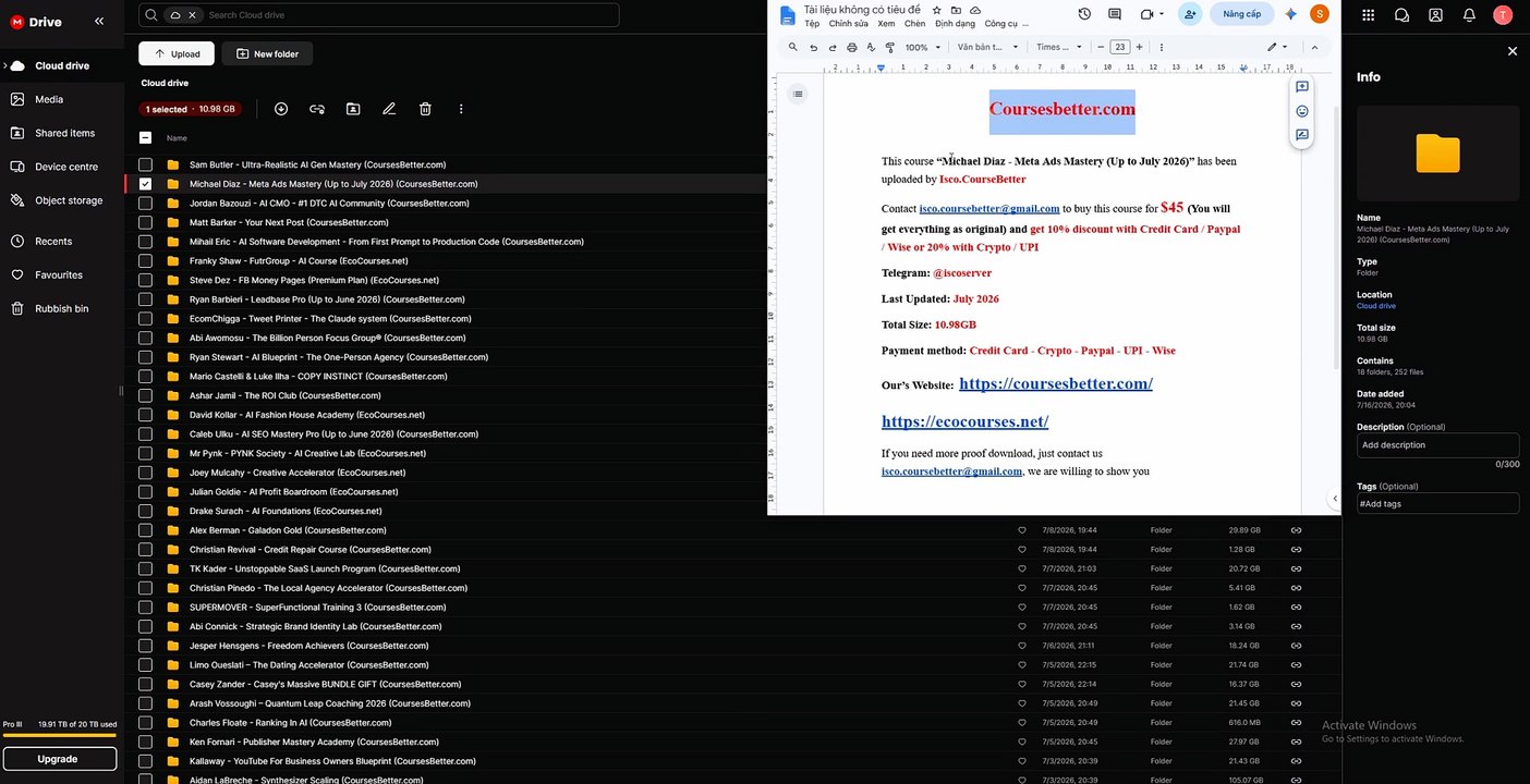 (CoursesBetter.com) Michael Diaz – Meta Ads Mastery (Up to July 2026)