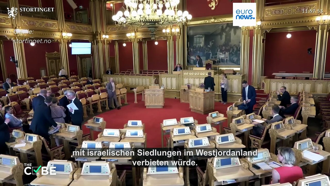 Zusammenhang zwischen Norwegen-Brand und Israel-Siedlungsimportverbot?