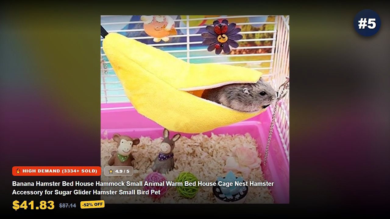Best Hammock Accessories on AliExpress | Review - Banana Hamster Bed House Hammock Small Animal Warm Bed House Cage Nest...
