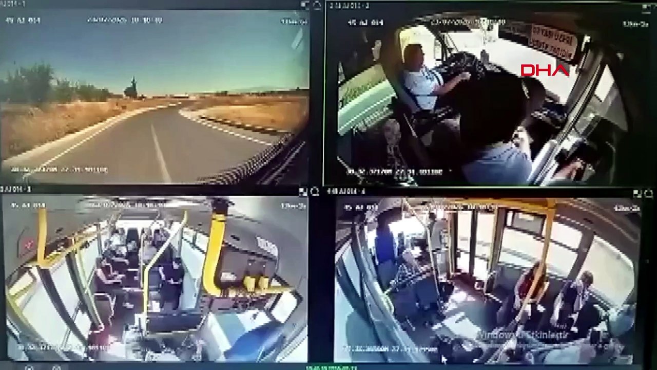 Manisa'da iki minibüs çarpıştı; 1 ölü, 11 yaralı
