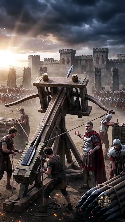 🏹 Before cannons, Rome had the Ballista.