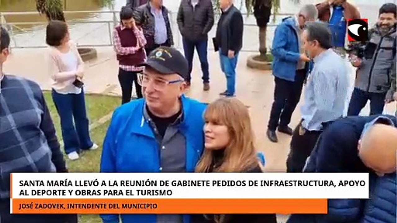 Los pedidos que llevó Santa María a la reunión de gabinete en San Ignacio