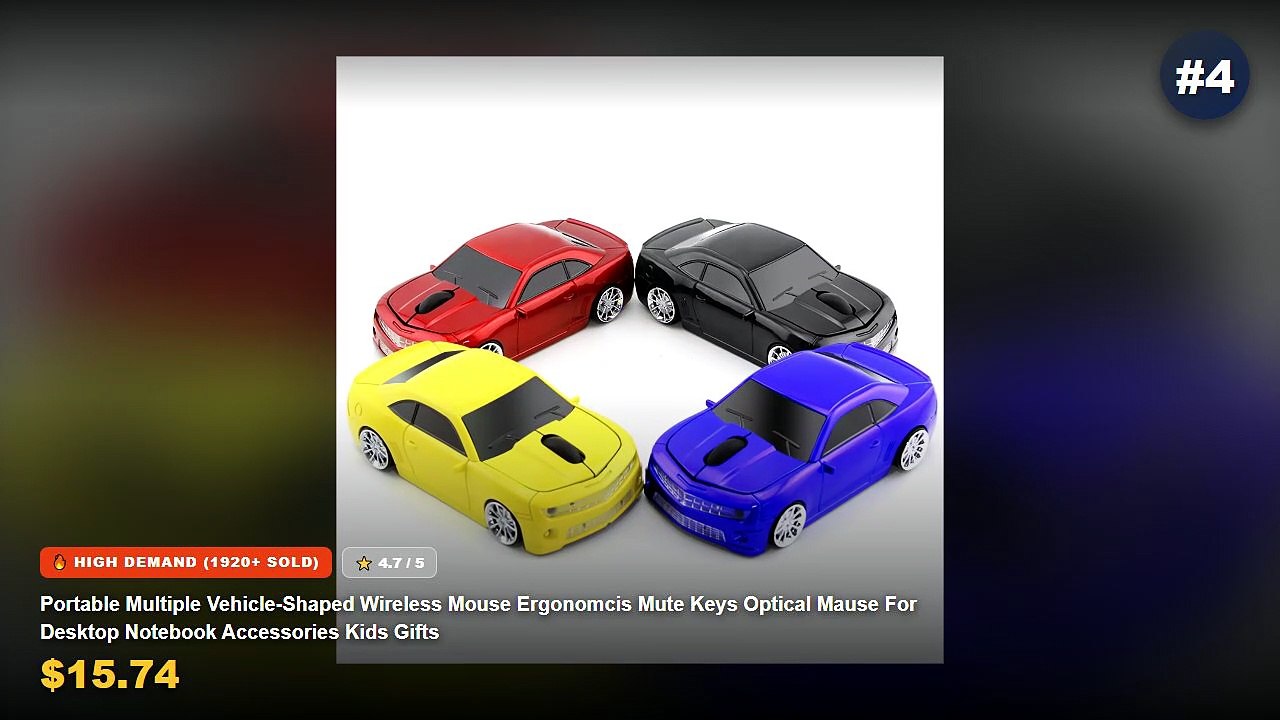 Why Everyone Is Buying Wireless Mouse For Car - 2.4Ghz Wireless Optical Computer Mouse Fashion Super Luxury Car Shaped G...