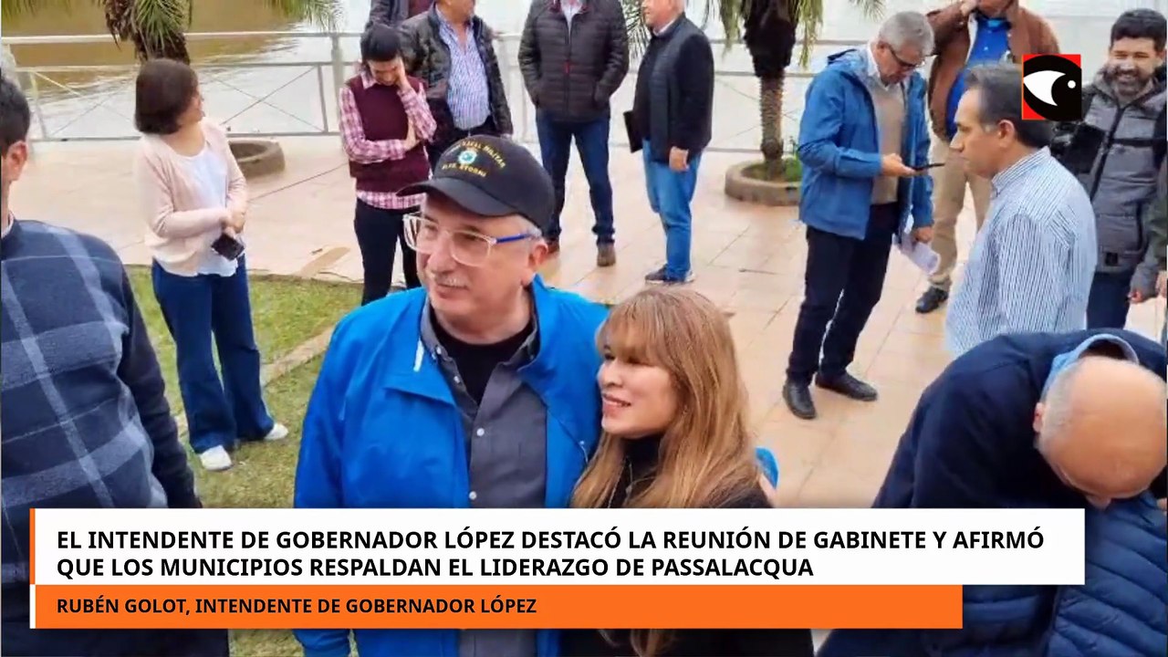 El intendente de Gobernador López destacó el respaldo de los municipios a Passalacqua