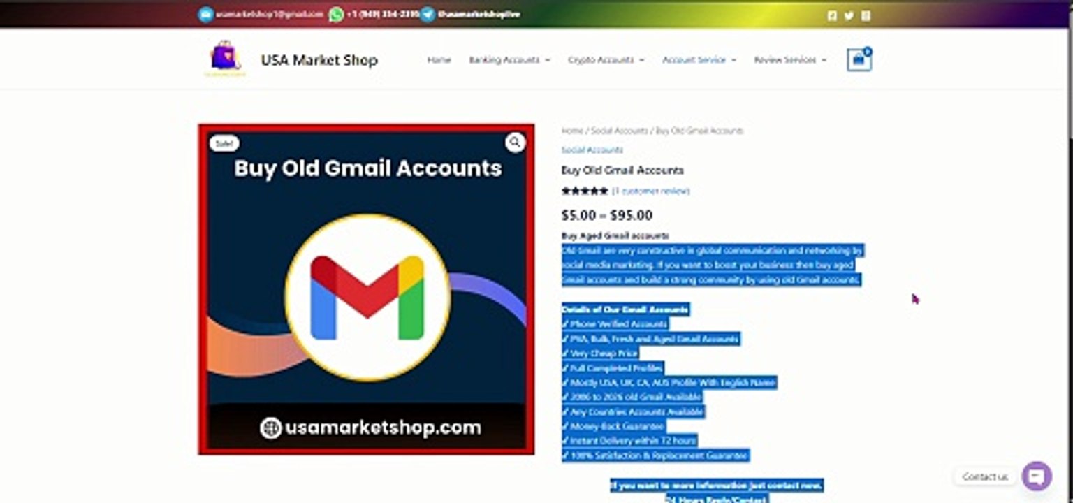 Where to Purchase Old Gmail Accounts Safely