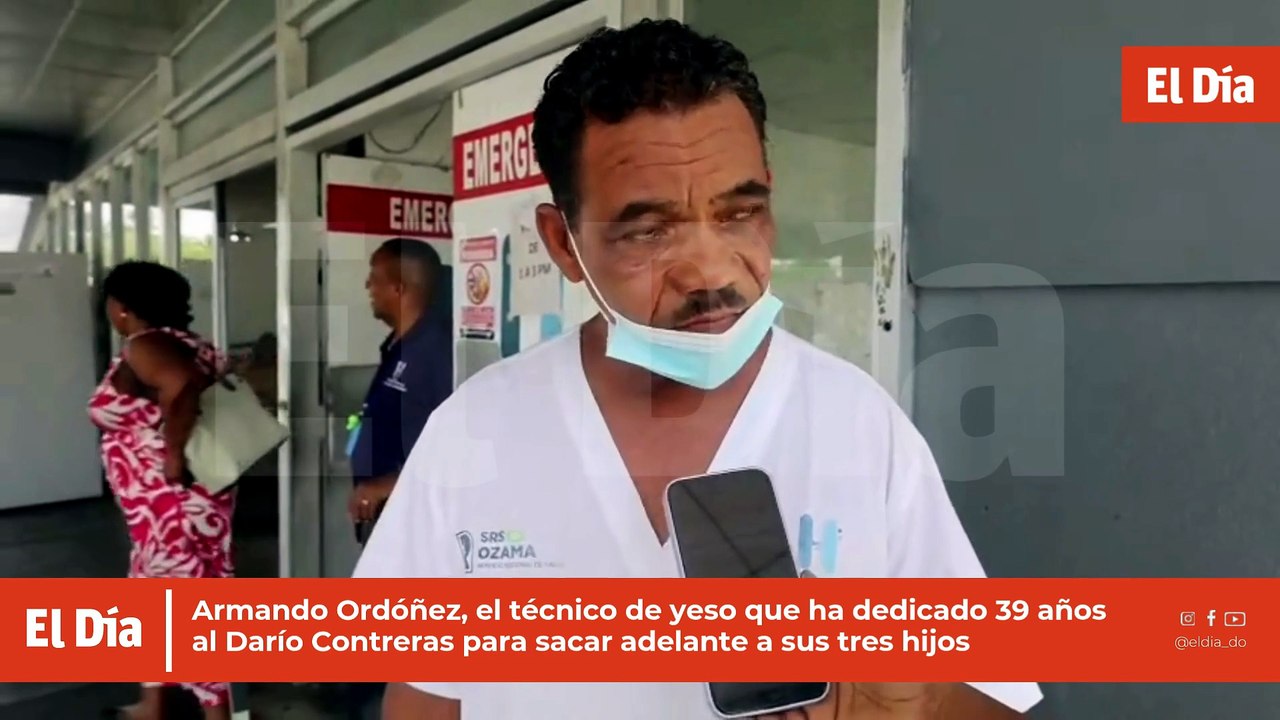 Armando Ordóñez, el técnico de yeso que ha dedicado 39 años al Darío Contreras para sacar adelante a sus tres hijos