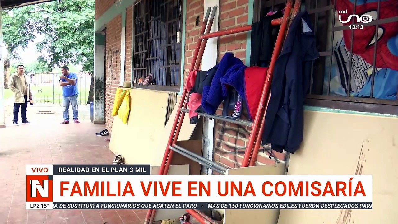 FAMILIA VIVE EN UNA COMISARÍA