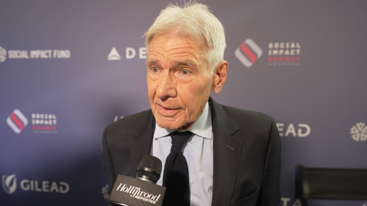 Harrison Ford Celebrates 'Shrinking' Castmate Michael J. Fox at THR's Social Impact Summit | THR Video