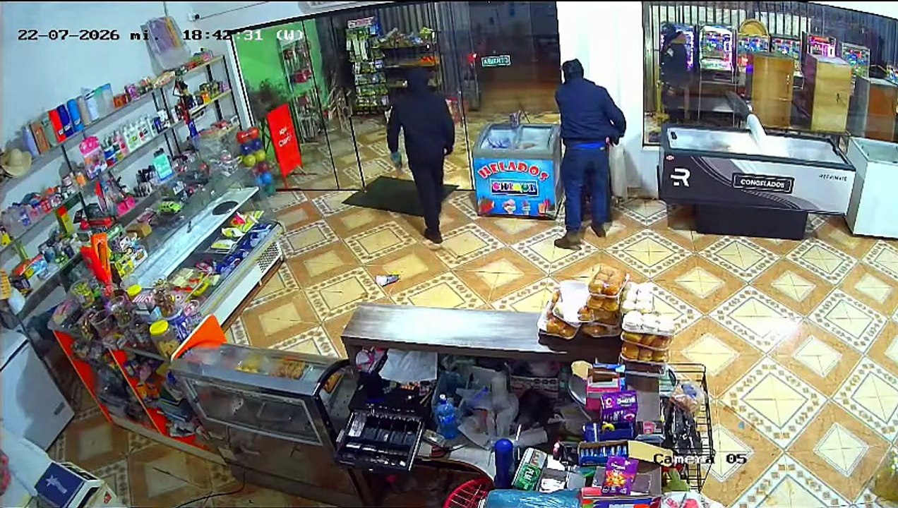 Cuatro personas asaltaron una bodega y minimarket en Santa Rosa del Aguaray