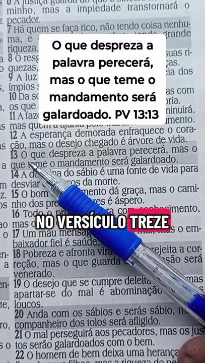 ⚡ Nunca despreze a Palavra de Deus!❤️ Provérbios 13:13  Whats: ImperadorSalomao