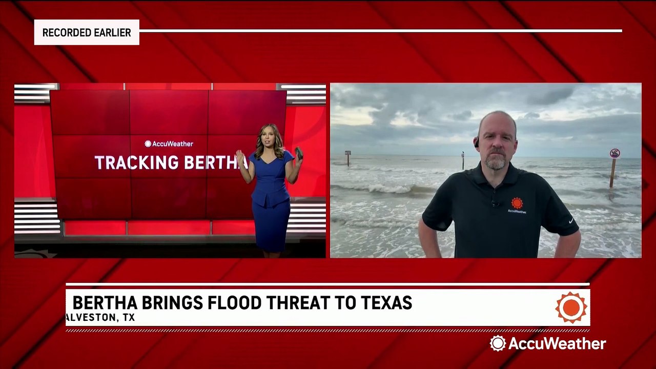 Texas coast threatened by Tropical Storm Bertha