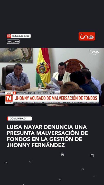 #Comunidad l La presidenta del Concejo Municipal, Luisa Nayar, denunció una presunta malversación de fondos en la gestión del alcalde Jhonny Fernández.