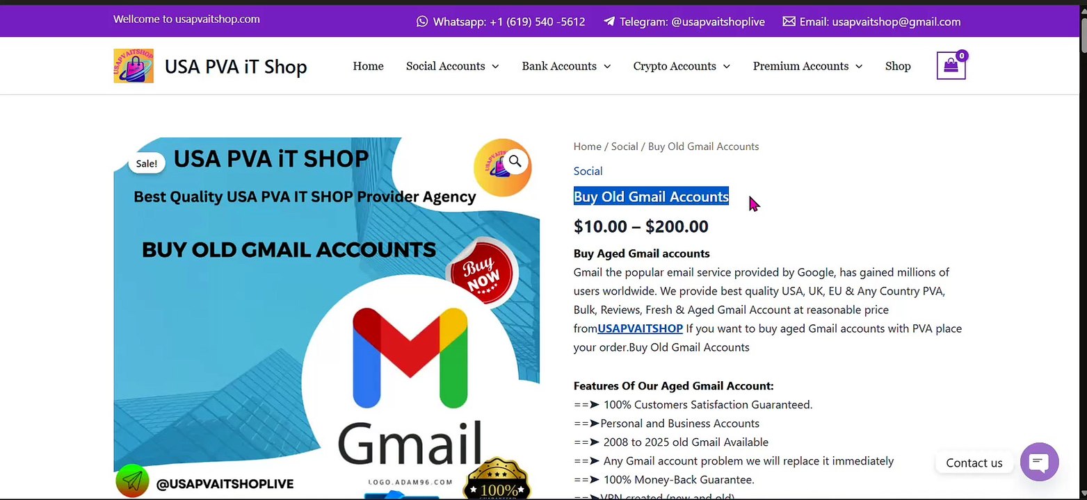 Top Platforms to Purchase Aged Gmail Accounts in the USA