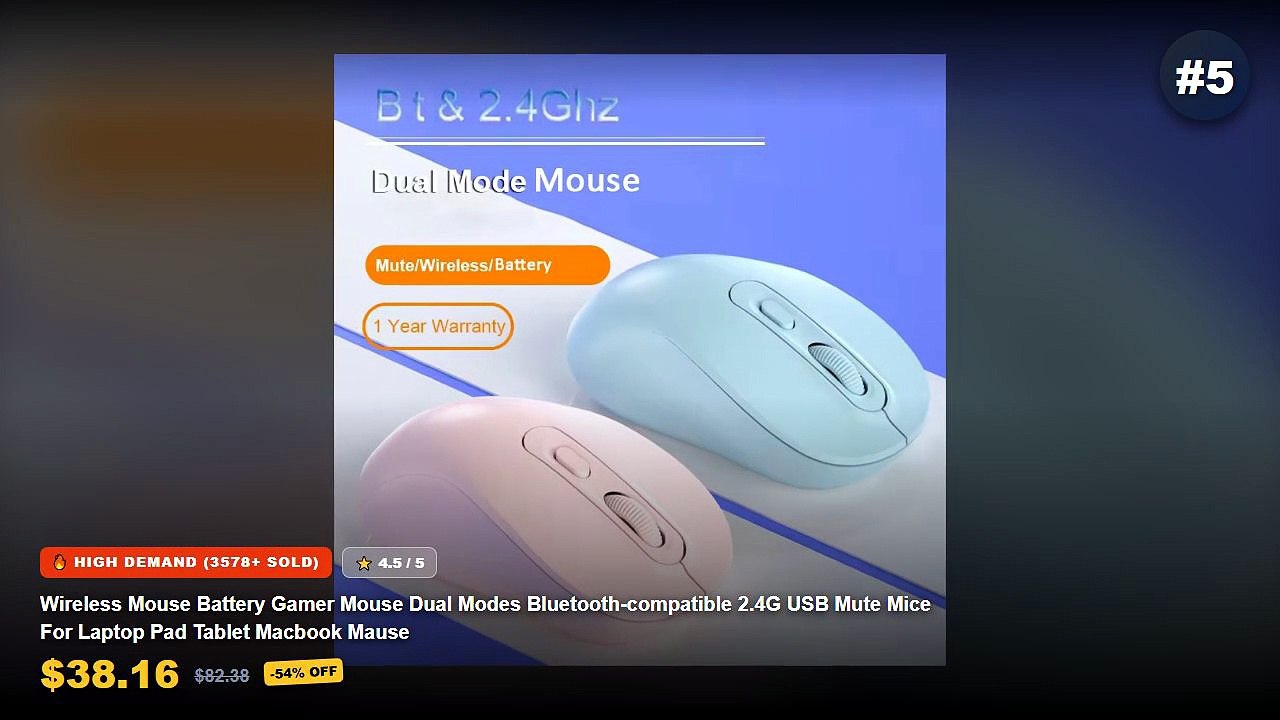 Why Everyone Is Buying Wireless Mouse Pad - Wireless Mouse Battery Gamer Mouse Dual Modes Bluetooth compatible 2.4G USB ...