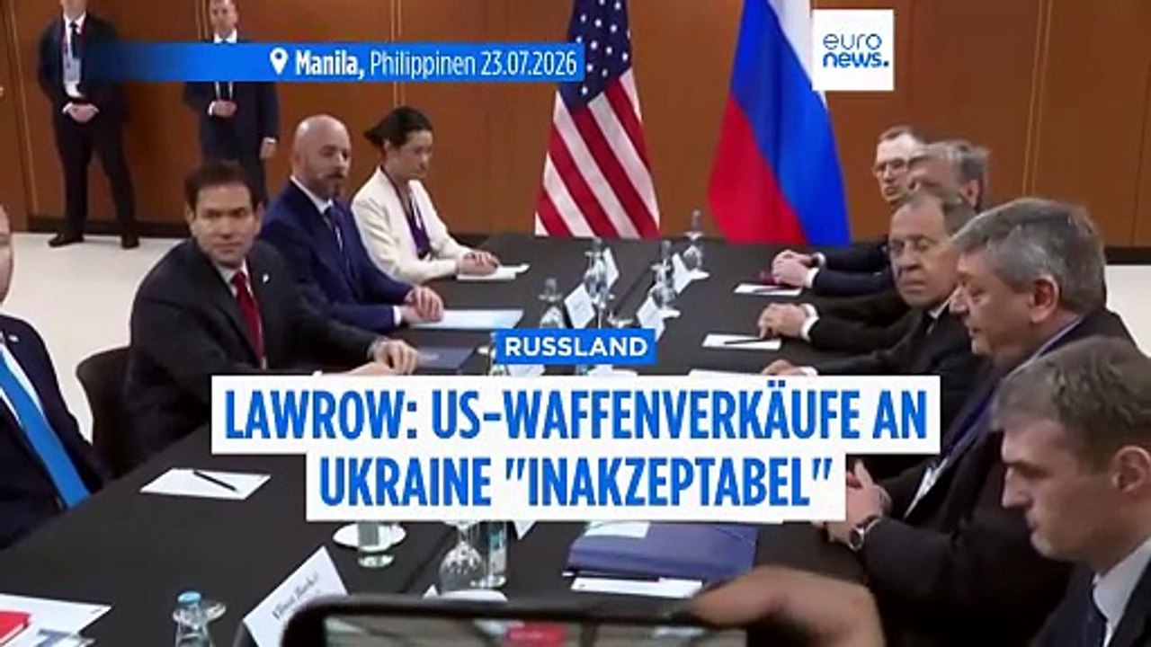 Lawrow warnt USA vor weiteren Waffenlieferungen an Kyjiw