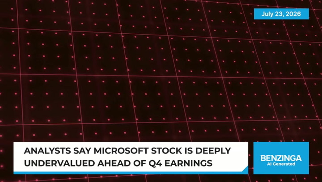 Microsoft Seen As OversoldMicrosoft Seen As Oversold