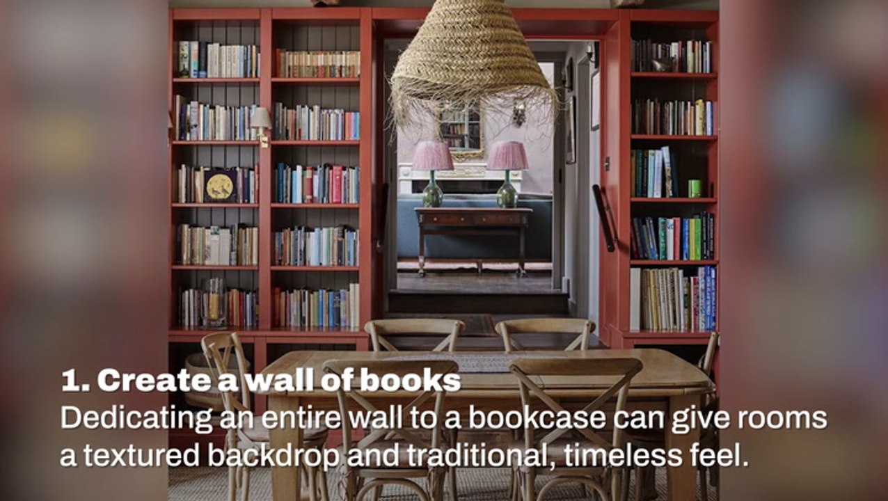 How To Use Books To Decorate Rooms