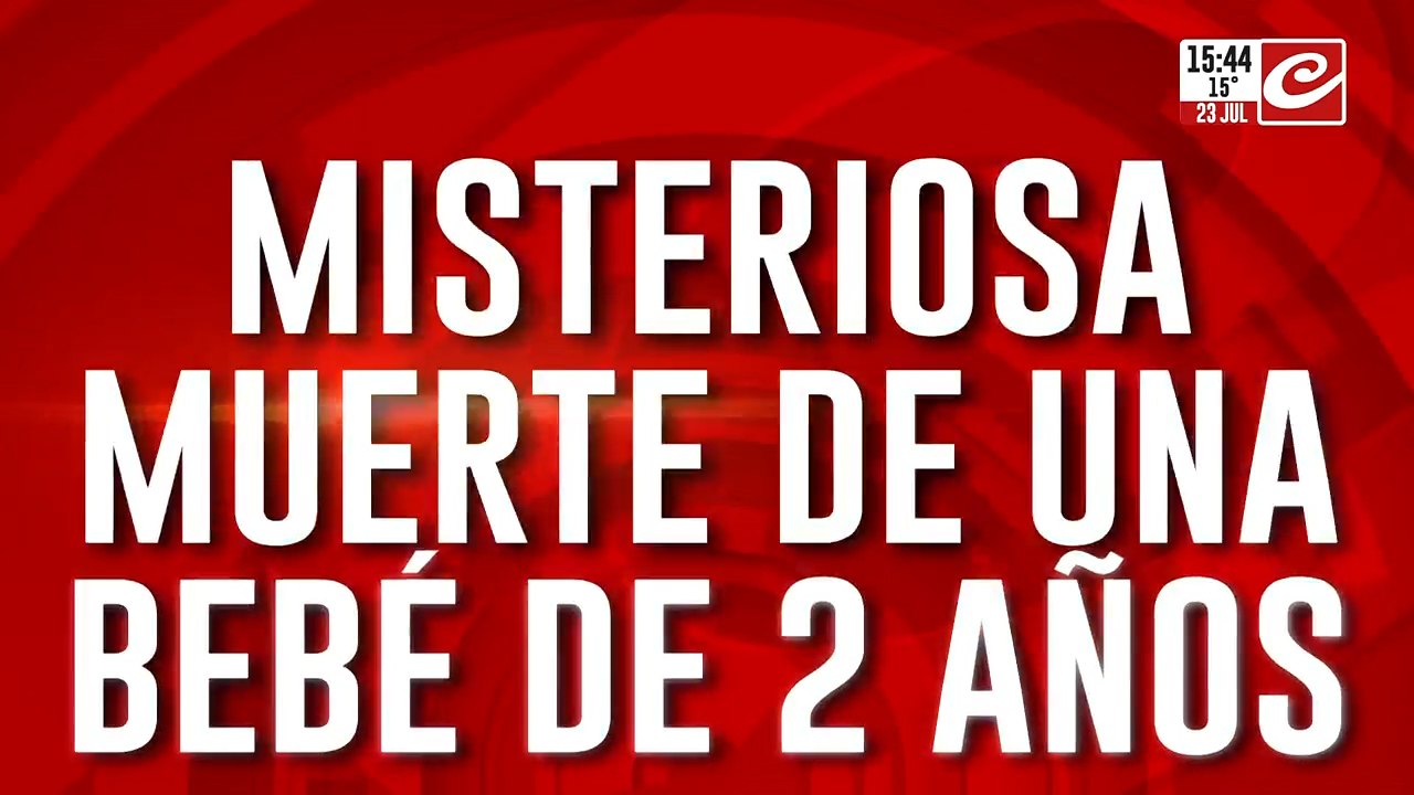 Misteriosa muerte de una bebé de 2 años: investigan a la madre