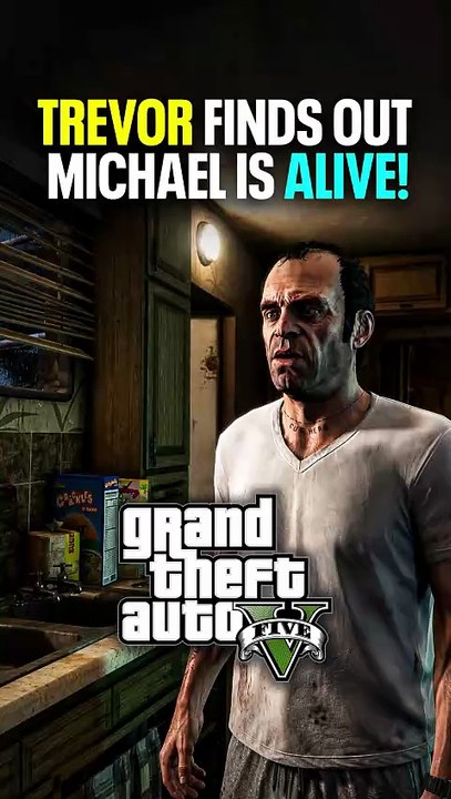 Trevor Finds Out Michael Is Alive! #GamesTyphoon #Gta5 #Gtav #Shorts #Michael #Trevor #MichaelIsAlive