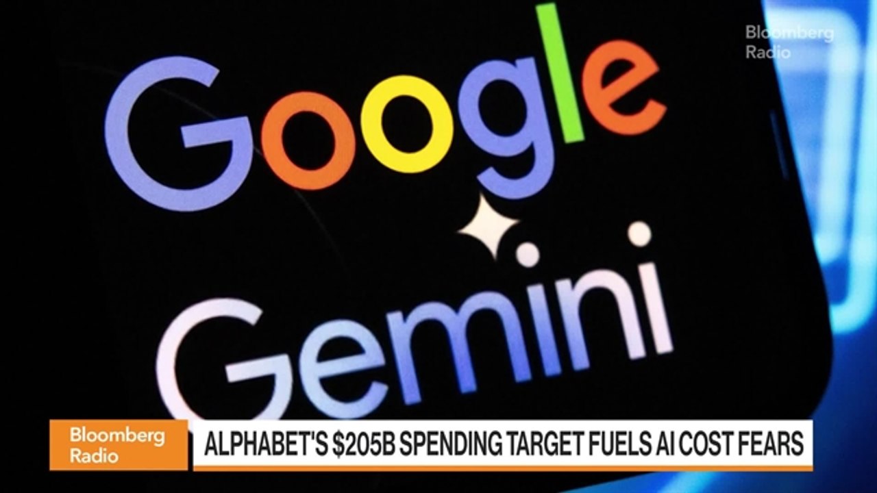 Alphabet Falls as $205 Billion Spending Plan Fuels AI Cost Fear
