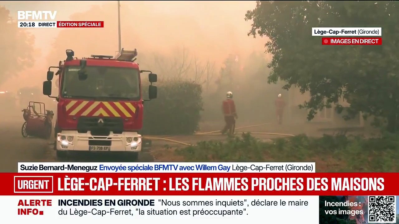 Incendies au Cap-Ferret : Un sapeur-pompier est grièvement blessé après une explosion dans une maison