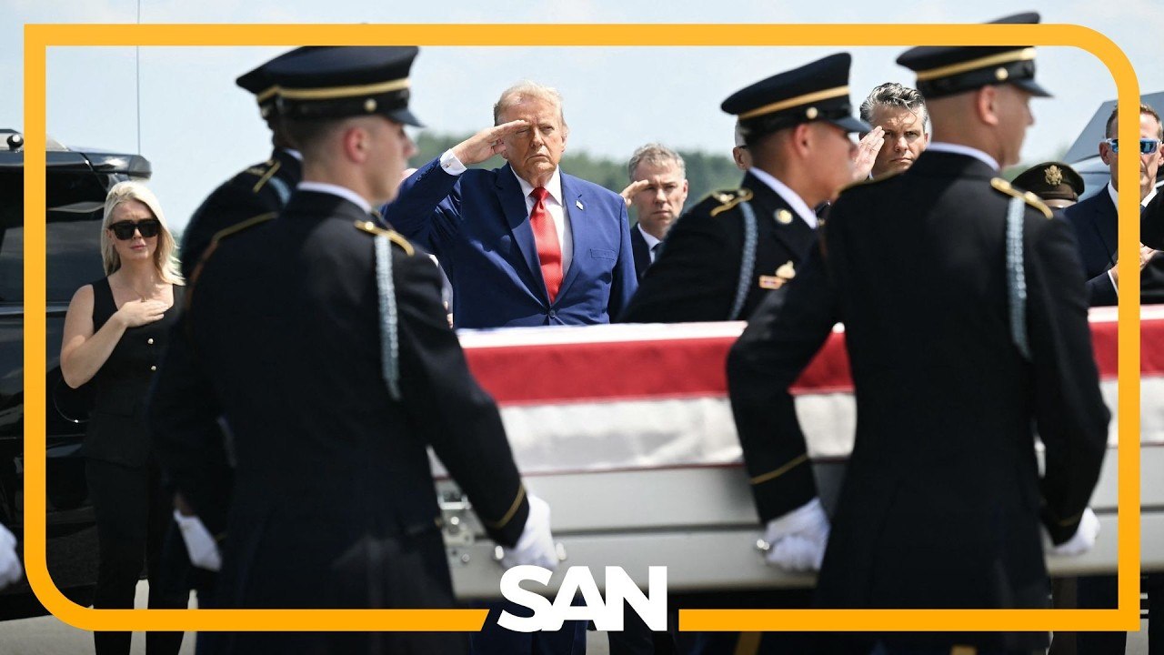 Trump honors four US troops killed in Iran attacks, flies one family to Georgia on Air Force One