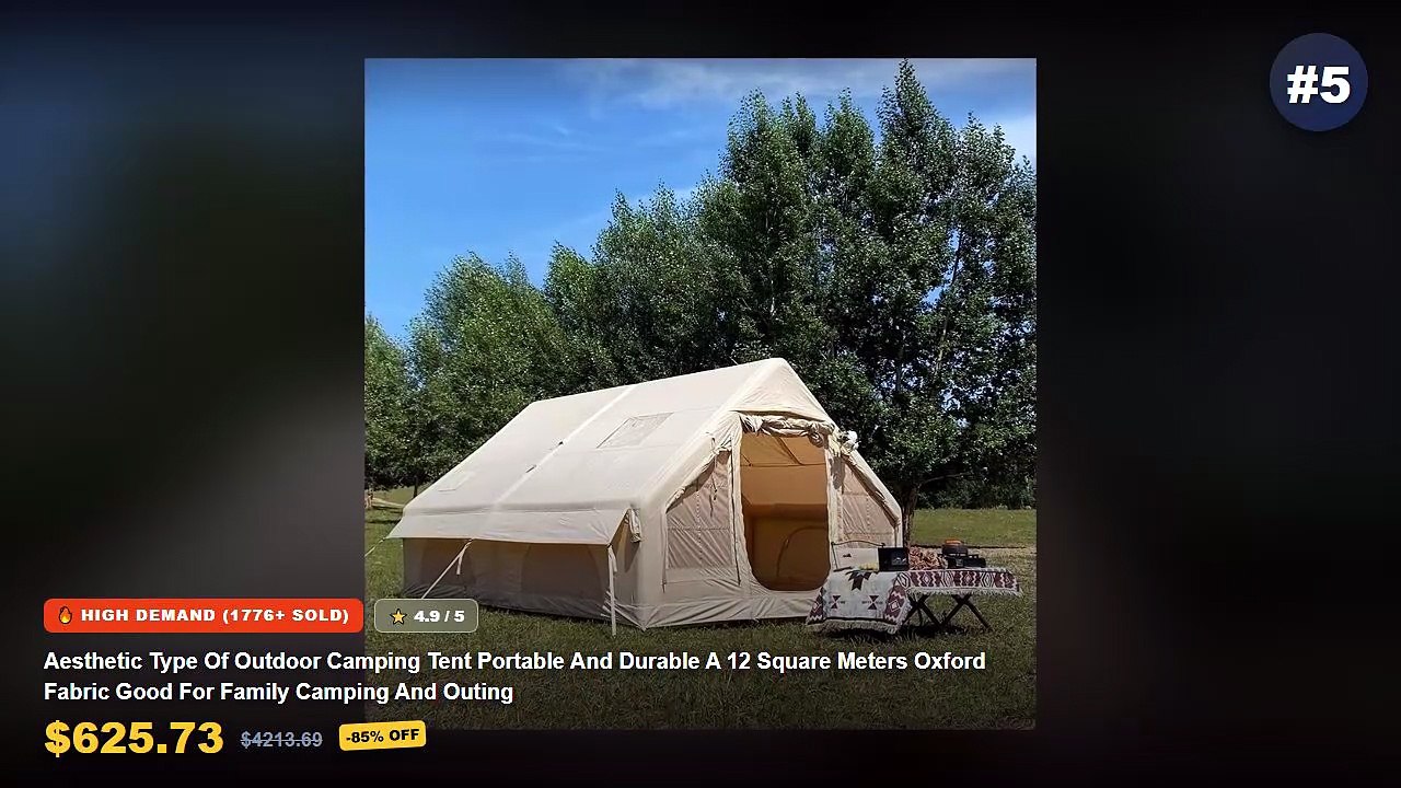 Cheap & Best Aesthetic Camping Tent Unboxing & Review - Aesthetic Type Of Outdoor Camping Tent Portable And Durable A 12...