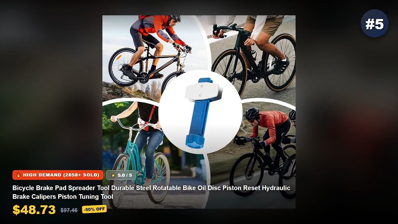 Don't Buy Caliper For Men Before Watching This! - Bicycle Brake Pad Spreader Tool Durable Steel Rotatable Bike Oil Disc ...