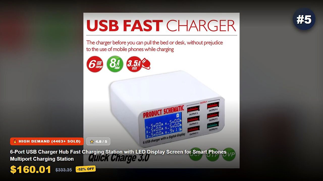 Smart Usb C Hub: Top 5 Best Sellers - 6 Port US...