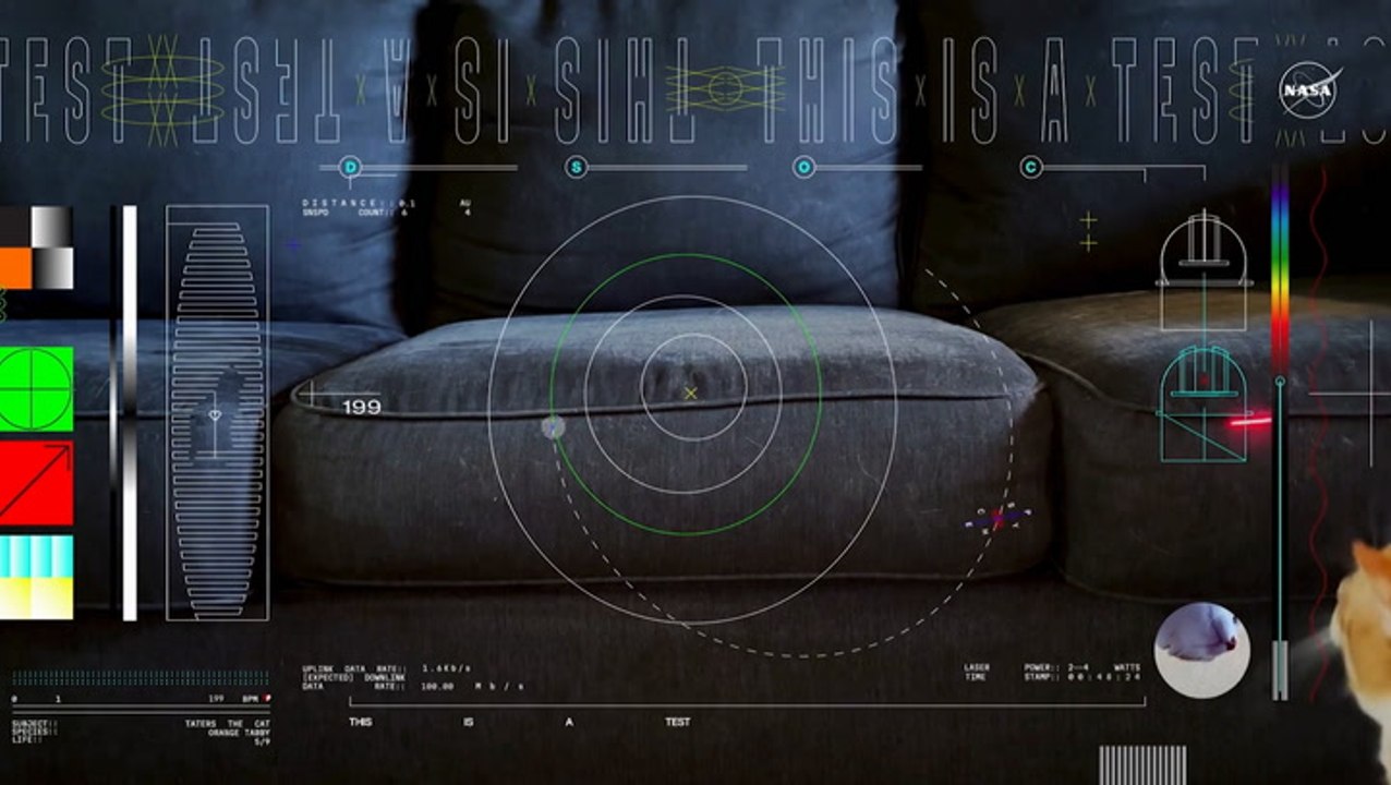 NASA Beams Cat Video 19 Million Miles Through Space Using Via A Laser