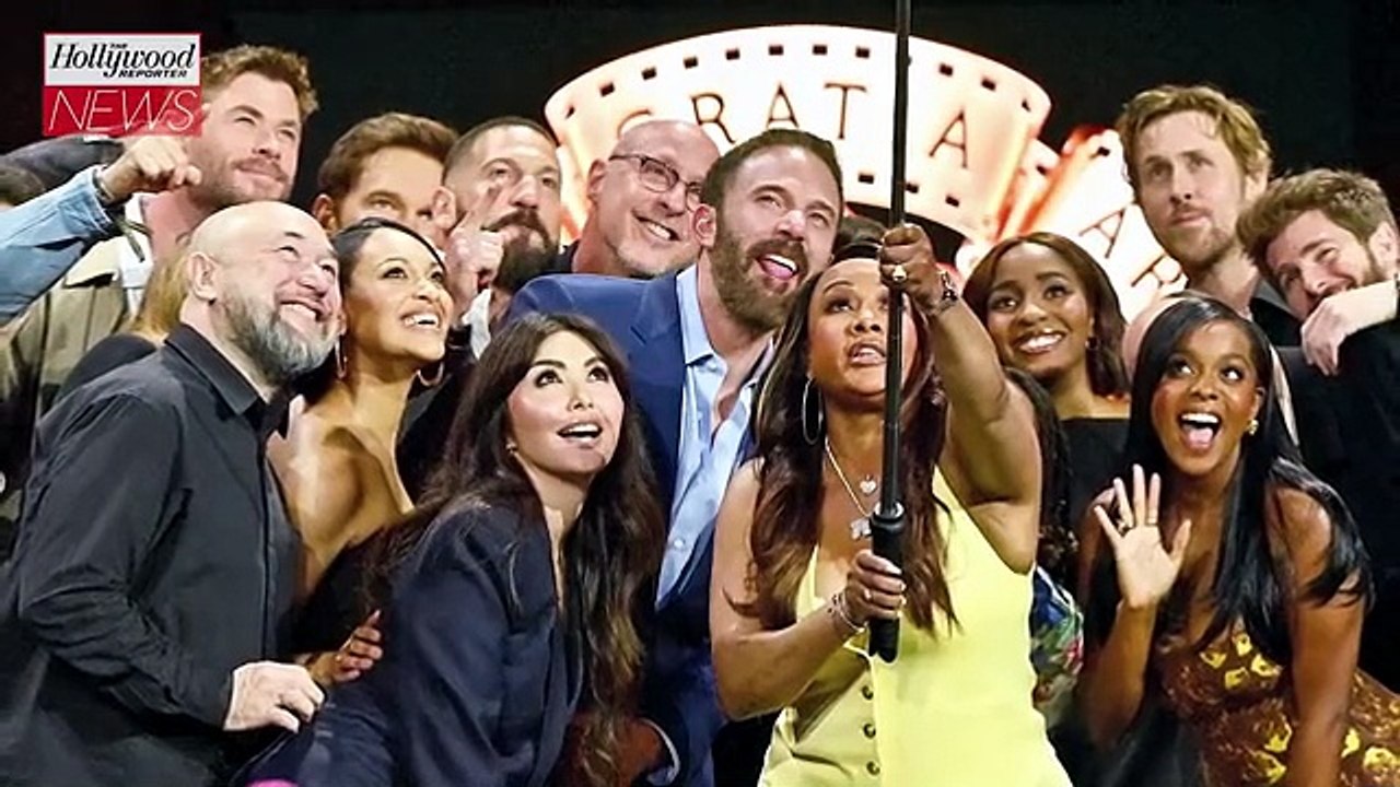 CinemaCon Epic Selfie: Chris Hemsworth, Chris Pratt, Ryan Gosling, Ben Affleck & More | THR News Video [Full Movie]