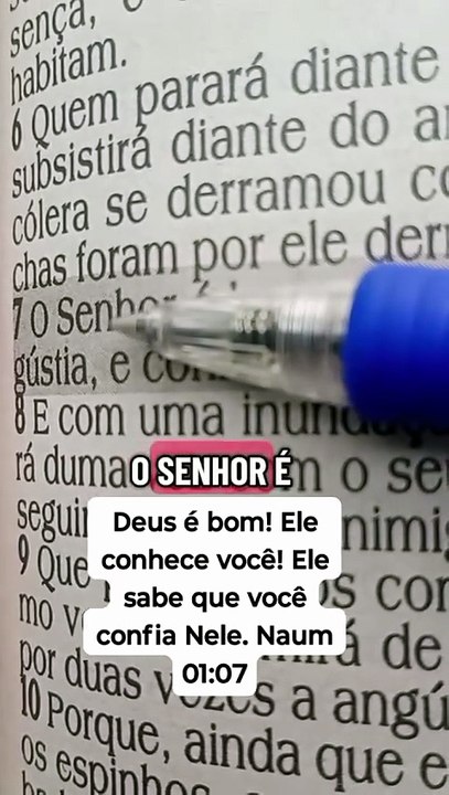 ⚡ Deus é bom!❤️ Naum 01:07 Whats: ImperadorSalomao