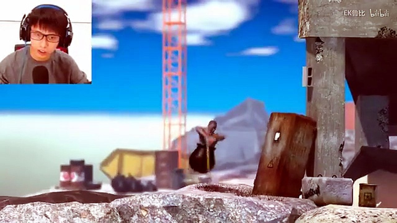 【Getting Over It #2】 这游戏让我想起了 "痛苦" ...
