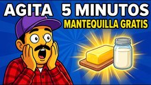 Agita este único ingrediente durante 5 minutos y olvídate de comprar mantequilla