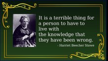 Harriet Beecher Stowe's Wisest Quotes