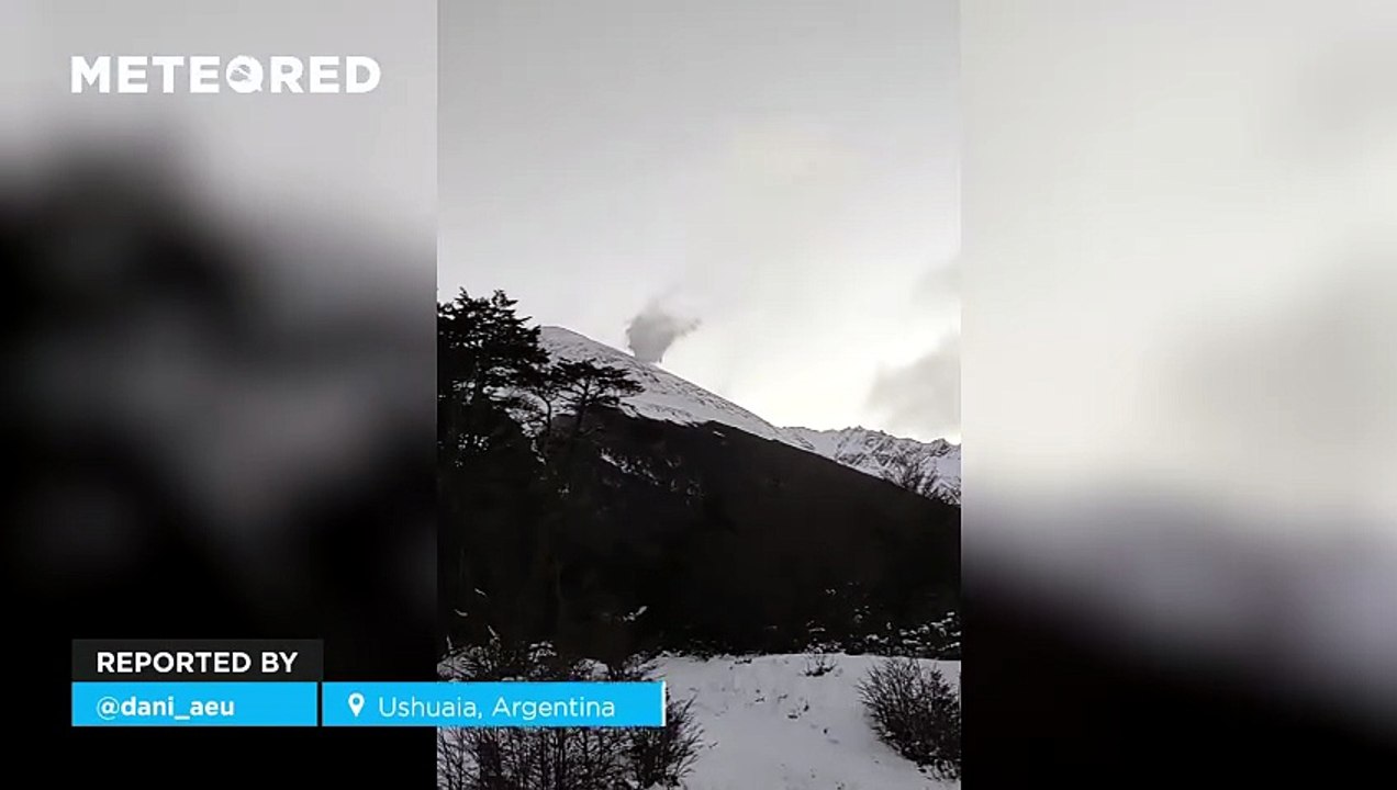 Snownado in Ushuaia: impressive snow tornado in Argentina