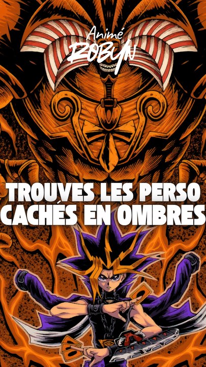 Peux tu trouver les personnages d'animés caché avec les ombres ?!