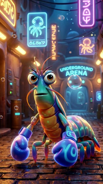 Boxing Lobsters: Underground Arena Fight (Cinematic 3D Animation)