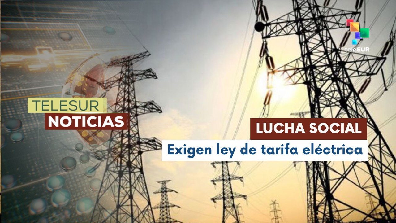 Movilización social en Paraguay pide ley de tarifa eléctrica justa