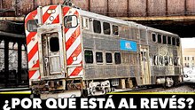 Por qué los trenes de Chicago van de reversa