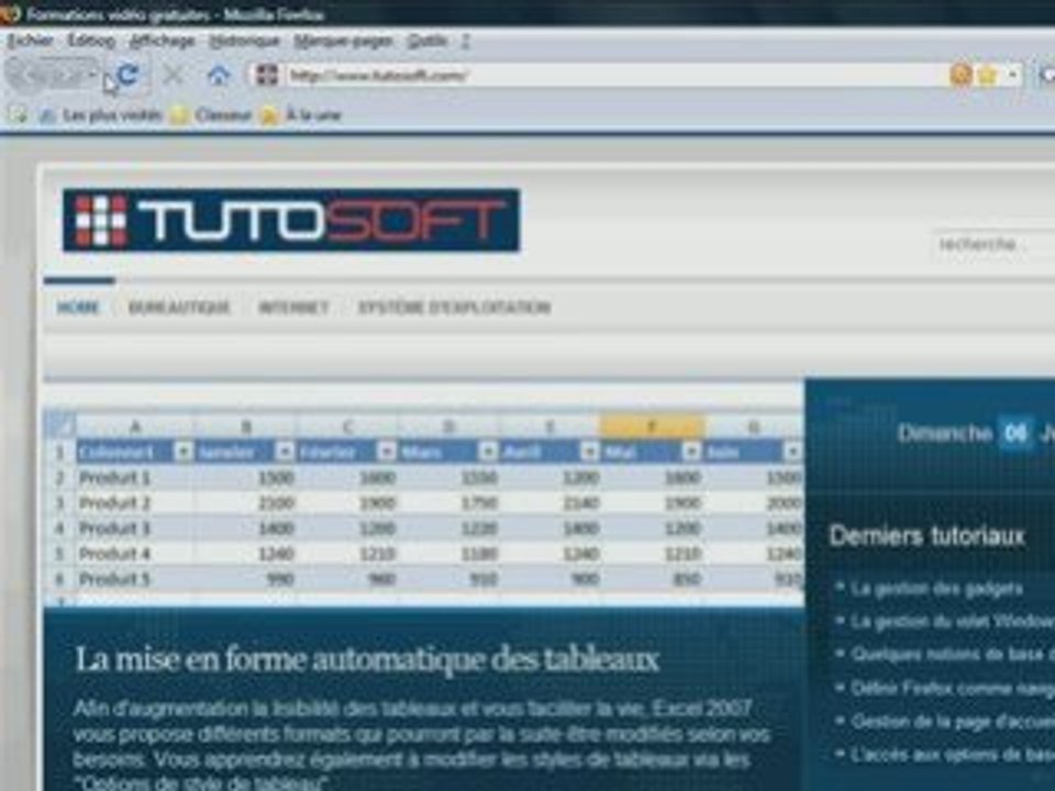 Gestion de la barre d'outils FireFox