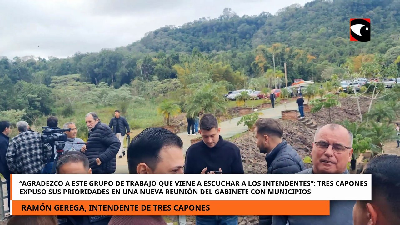 Tres Capones expuso sus prioridades viales en la reunión de Gabinete con municipios de Misiones