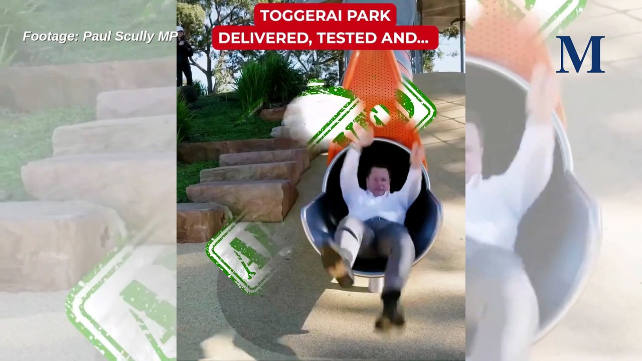 New slide at Toggerai Park in Appin